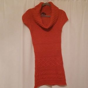 Burnt Orange Sweater Dress